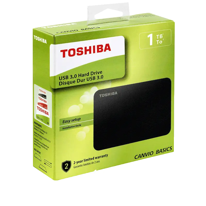 External HDD Toshiba Canvio Basics 1TB USB3.0